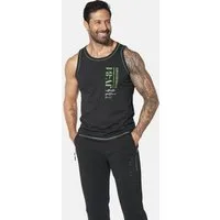 Jan Vanderstorm Muskelshirt FINDOWIN mit großem Aufdruck