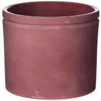INNA-Glas Blumentopf Keramiktopf ALCHIBA, merlotrot, 25,7 cm, Ø 27,8 cm