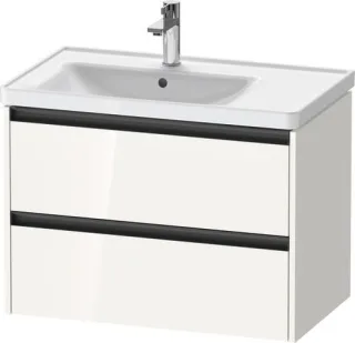 Duravit Ketho.2 Waschtischunterbau wandhängend Weiß Hochglanz 784x455x549 mm - K25285022220000 K25285022220000