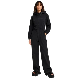 Timberland - "Veneda" Jumpsuit für Damen, mit Kapuze, Langärmlig (Schwarz)