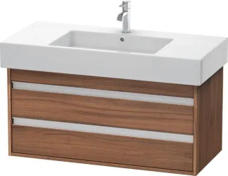 Duravit Ketho Waschtischunterbau wandhängend Nussbaum Matt 1000x455x480 mm - KT664107979 KT664107979