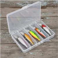 BernhStein Kunstköder Wobbler Set 5 teilig inklusive Box, 10,5 cm, 9,5g für Hecht & Zander