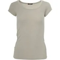 Muse T-Shirt Basic Kurzarm T-Shirt Skinny Fit 1001