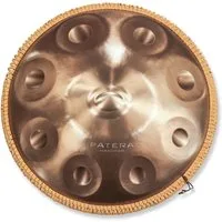 Patera Handpan Patera Handpan HPDM-10 Compact Edelstahl D-Kurd,Handgefertige Handpan aus Edelstahl, Handpan