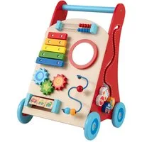 COSTWAY Lauflernwagen, Lauflernhilfe, Holz, Montessori-Spielzeug ab 1 Jahr