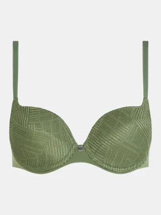 Chantelle Lingerie - Emma Bedeckender T-Shirt BH kiwi - Gr. - 75 C