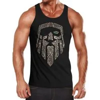 Neverless Tanktop Herren Tank-Top Odin Gott Valhalla Wikinger Nordmänner nordische mit Print