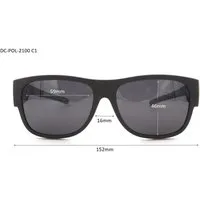 DanCarol Sonnenbrille DC-POL-2100--Überbrille -Mit Polarisierte Gläser Die Überbrille, ideal für Brillenträger