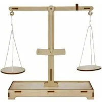 SOL-EXPERT group Modellbausatz Balkenwaage, Holzbausatz