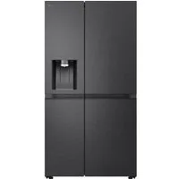LG Side-by-Side GSLE81EPBD, 179 cm hoch, 91,3 cm breit, Wasser-/Eis-/Crushed Ice-Spender, Wassertank, Door Cooling+