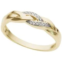 Firetti Diamantring Schmuck Geschenk Gold 333 Damenring Goldring Diamant, mit Brillanten