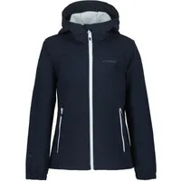 Icepeak Softshelljacke ICEPEAK KOBRYN JR mit Kapuze, gerader Abschluss, atmungsaktiv, wasserabweisend