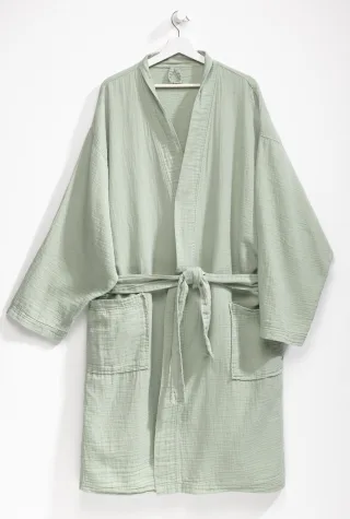 Bademantel MUSSELIN L/XL