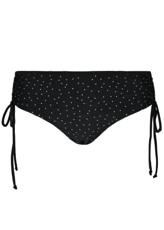 IN LINEA - Da.-Badeslip High-Waist black dots - Gr. - 48