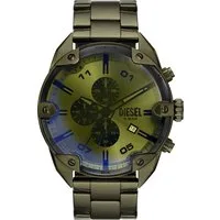 Diesel Chronograph Spiked DZ4670, Quarzuhr, Armbanduhr, Herrenuhr, Edelstahlarmband, Quarzuhr