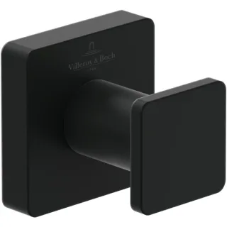 Villeroy und Boch Elements Striking Handtuchhaken TVA152011000K5 matt black, 45x45x44mm