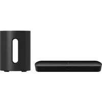 Sonos Heimkinosystem Set: Beam 2 + Sub Mini (100 W, LAN (Ethernet), WLAN, Hi-Res Audio)
