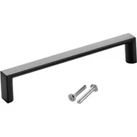 SO-TECH® Möbelgriff Bügelgriff Blackline XI schwarz matt - inkl. Schrauben (1-St), Schubladengriff Schrankgriff Bohrlochabstand (BA) 128 mm