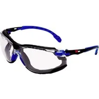 3M Arbeitsschutzbrille 3M S1101SGAFKT Schutzbrille mit Antibeschlag-Schutz Blau-Schwarz EN 1