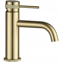 wohnwerk.idee Badarmatur Wasserhahn Waschtischarmatur Gold Anthrazit Einhebelmischer Lungo