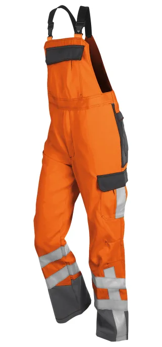 KÜBLER SAFETY 7 Latzhose PSA 3 warnorange/anthrazit 56 - 3780 8420-3797-56