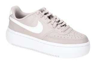 NIKE DM0113 005 Damen Halbschuhe Sneaker grau-violett/wei? Plateau 3cm Normal...