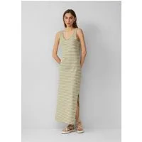 QS Maxikleid Kleid Langes Jerseykleid mit Streifen
