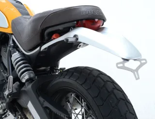 R&amp;G Kennzeichenhalter Heckumbau Edelstahl Ducati Scrambler 800 Classic Bj. 2015-2020 eintragungsfrei