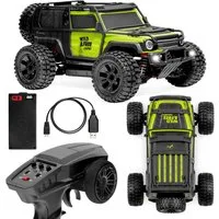Overmax RC-Auto X-VAST (Set, Komplettes RTR-Set mit 2 Akkus, Controller und Zubehör), 4WD/Öldruckstoßdämpfer/2 Akkus/LED/1:10/30 km/h
