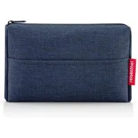 REISENTHEL® Clutch pocketcase Twist Navy, Pocketcase Organizer Pouch: Kompakt, Makeup Etui, 17,5x11x3 cm