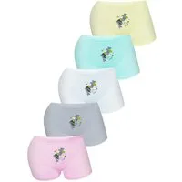 LOREZA Panty 5er Set Mädchen Pantys - Herz - Bunt (Spar-Packung, 5-St)