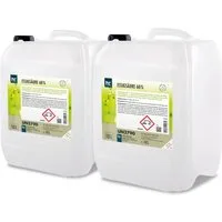 Höfer Chemie GmbH 2x 10 L Essigsäure 60% Grundreiniger (Effektiv gegen Kalk und vielseitig anwendbar)