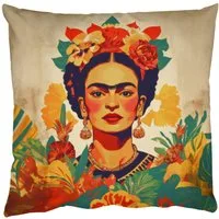 MuchoWow Dekokissen Feminin - Blumen - Schmuck, Zierkissen mit Füllung für Wohnzimmer, Sofakissen, 40x40 cm