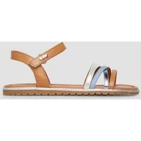 s.Oliver Sandalen Sandale Multicolor-Sandalen in Metallic-Optik