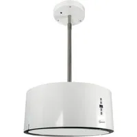 GURARI Inselhaube GCH I 237 WH 50 // Dunstabzugshaube 50cm, 860m³/h,Umluft Inselhaube,Weiß