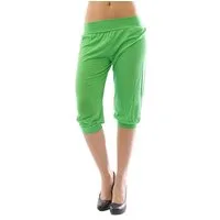 SYS Haremshose Harem Harems Aladin Hose Capri 3/4 hoher Bund Leggings Baggy