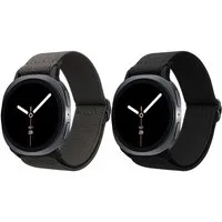 kwmobile Smartwatch-Armband 2x Uhrenarmband für Samsung Galaxy Watch 8 Galaxy / Galaxy Watch 8, Fitnesstracker Band Set aus Nylon - Ersatzarmband Smartwatch