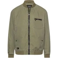 camel active Funktionsjacke grün,Freizeit,Polyester,Unifarben,Stehkragen,Lang,Regular Fit