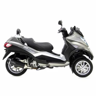 Sportauspuff LeoVince Nero für Piaggio MP3 400 / 500 LT/RST/Business/Sport Bj. 2007-2016 mit ABE