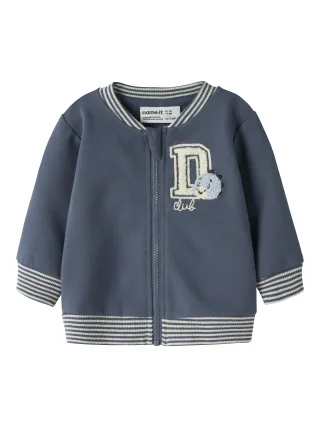 NAME IT - NBMKOPPE LS SWEAT CARD UNB Vintage Indigo - Gr. - 68