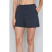JOOP! Schlafshorts Cosy mit Cornflower-Allovermuster, elastischer Bund
