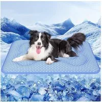 Rywell Hundematte Kühlmatte für Hunde Katze, Selbstkühlende kühlmatte hund mit Arc-Chill, Arc-Chill-Gewebe, temperaturabhängig, atmungsaktiv, Waschbar Kühldecke für Hund/Katze leicht zu reinigen faltbar dick