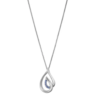 Orphelia 'Dazzle' Damenkette mit Anhänger aus 925er Sterlingsilber – Silber ZH-7518/B
