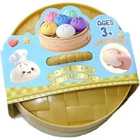 OLi Jumboball Heißer Glitzer-Dumpling-Squishy-Überraschungsbox: Bunte -Sensorik-Fidg, Spielzeuge, Anti-Stress-Quetschbälle