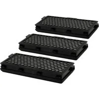 McFilter HEPA-Filter 3 Stück, Zubehör für Miele S8340 EcoLine PowerLine S8, S8360, 3 Stück, passgenau, schwarz, Alternative zu SF-AH 50