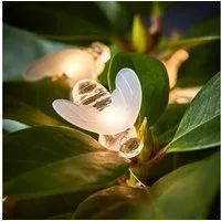 Lights4fun LED-Lichterkette 20er LED Micro Lichterkette Bienen