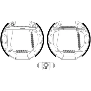 Textar Bremsbacken hinten Audi 80 Seat Arosa VW Golf Lupo Polo