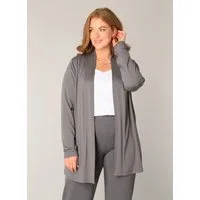 Base Level Curvy Strickjacke offen, ohne Verschluss