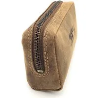 JOCKEY CLUB Schlüsseltasche echt Leder Schlüsseletui in Kofferform, Schlüsselmäppchen, vintage Hunterleder