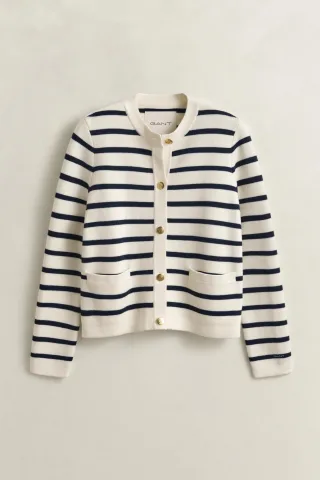 GANT - Gestrickte Jacke aus Baumwolle - Gr. - XL